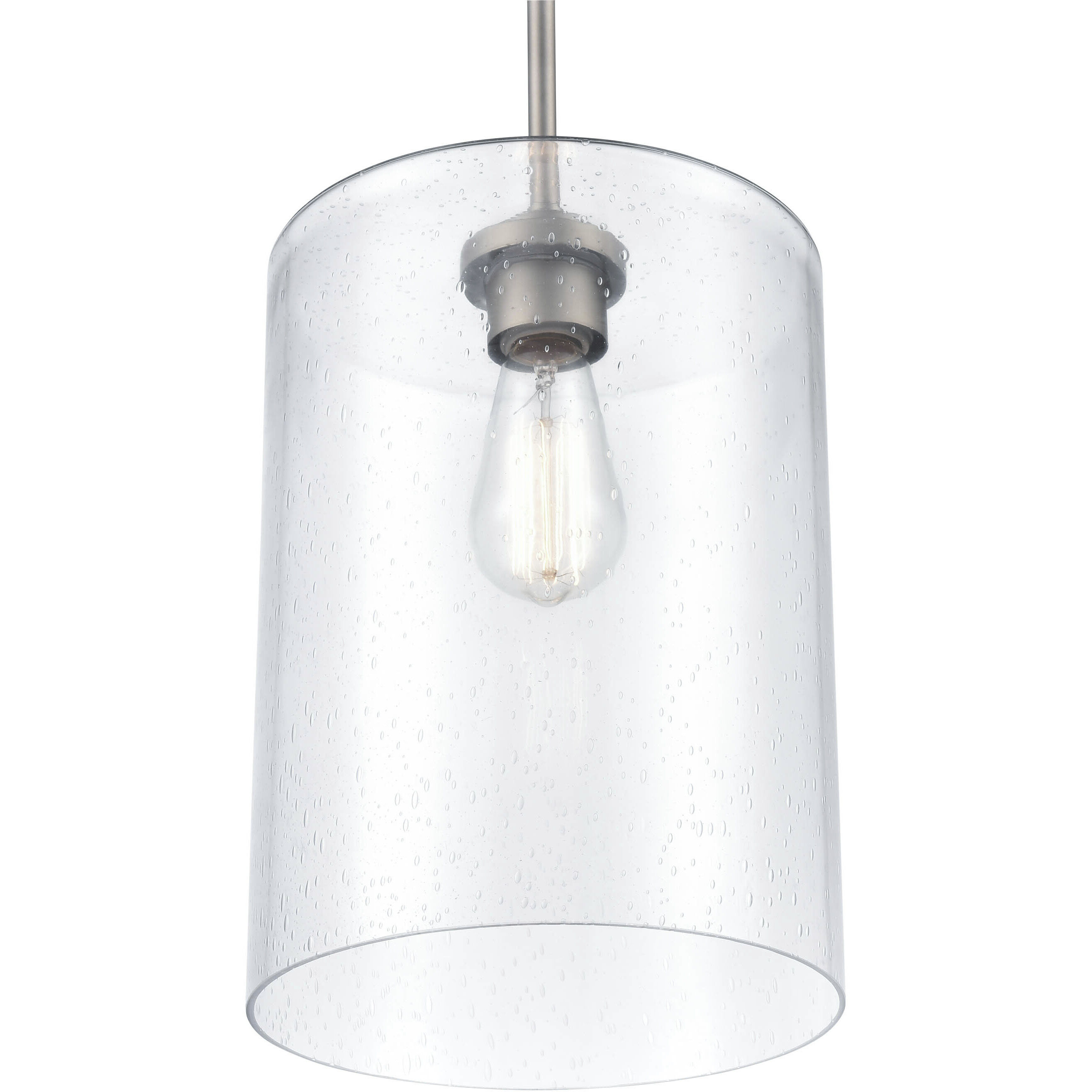 Moven 1 Light 9 inch Satin Nickel Mini Pendant Ceiling Light